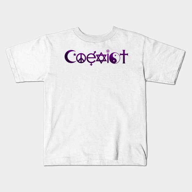 Coexist Kids T-Shirt by hcohen2000